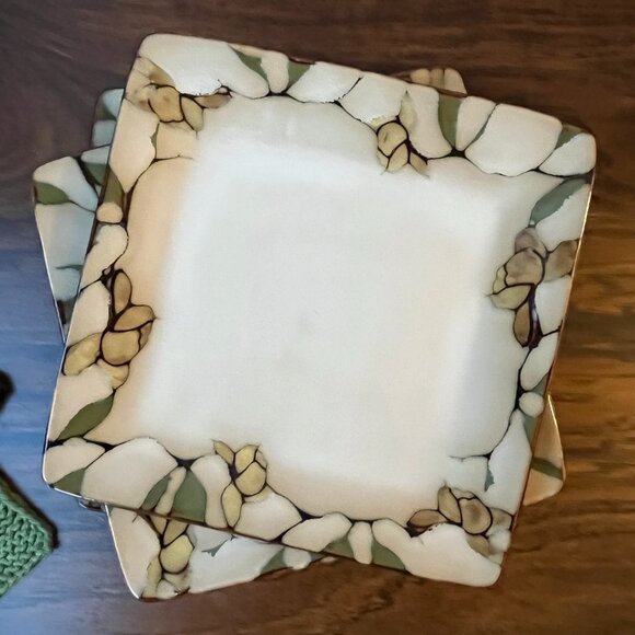 Gourmet Basics by Mikasa Emory 3 Salad / Dessert Plates Stoneware 8.5" - Picture 3 of 9